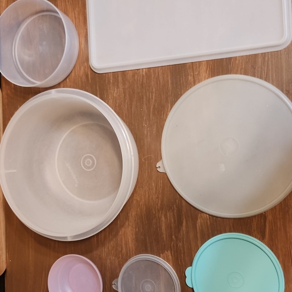 Tupperware Mixed Sizes Lids And Bowl Kitchen Storage Meat Keeper  Snack - Picture 5 of 10